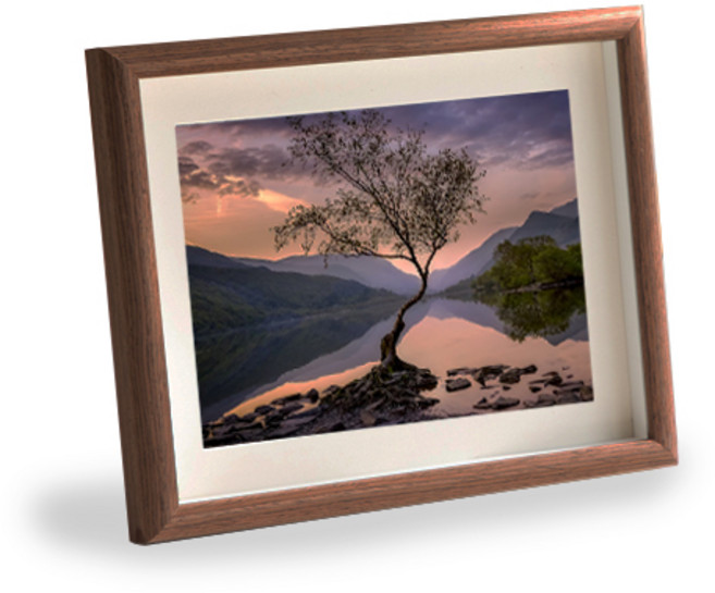 애플민트 그 시간이 담겨있는 사각액자, 다크 우드, 1개