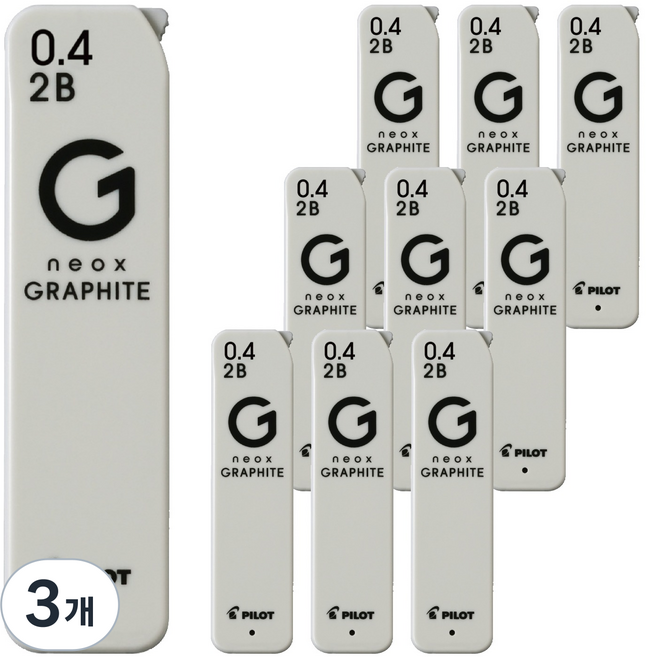 파이롯트 네옥스 그라파이트 샤프심 2B, 0.4mm, 30개