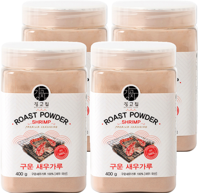 강고집 구운 새우가루, 400g, 4개