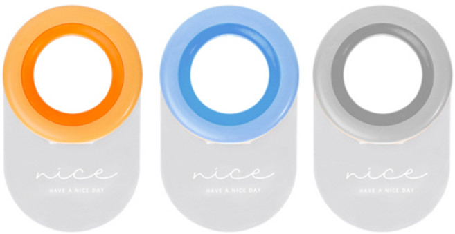 피키픽스 변기뚜껑 커버 손잡이 링 3종 세트, 1세트, 오렌지 + 블루 + 그레이