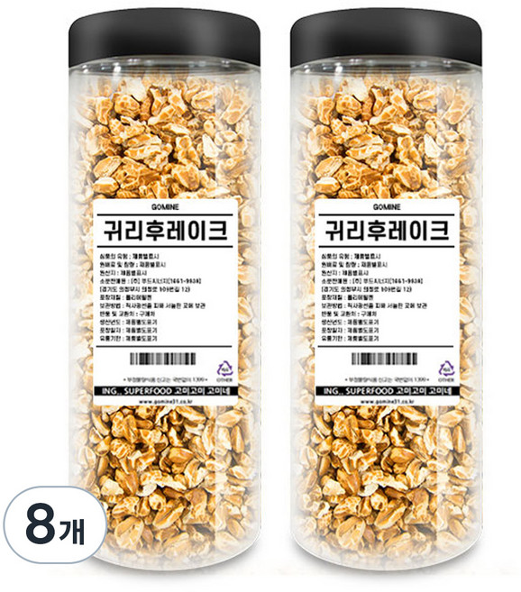 고미네 귀리후레이크, 150g, 8개