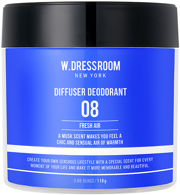더블유드레스룸 퍼퓸 탈취제 본품 08프레시에어, 110g, 1개