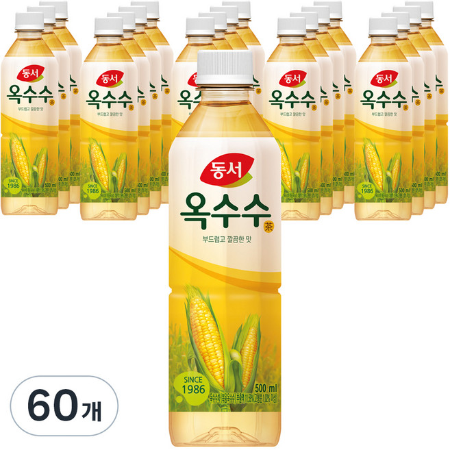 동서 옥수수차, 500ml, 60개