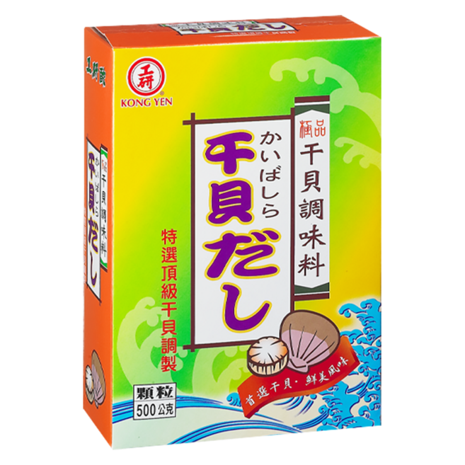 KONG YEN 工研 干貝調味料, 500g, 1盒