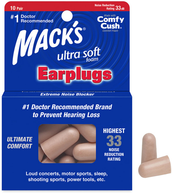 Macks 울트라 귀마개, 1개, 20개입