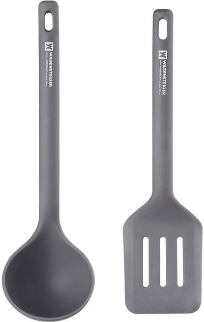 바겐슈타이거 에델 실리콘 키친툴 2종, 국자 + 뒤집개, 다크, 1개