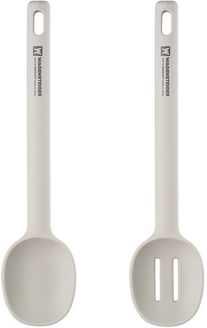 바겐슈타이거 에델 실리콘 키친툴 2종 세트, 볶음스푼 + 투홀볶음스푼, 라이트, 1개