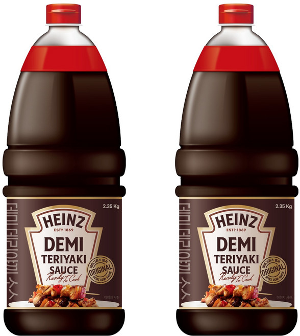 KRAFTHEINZ 하인즈 데미 RTC 데리야끼 소스, 1.8L, 2개