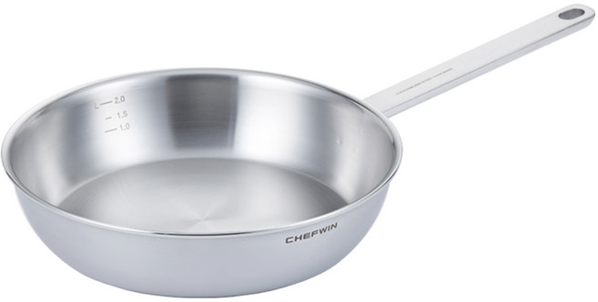 쉐프윈 인덕션 316 스테인레스 커퍼코어 3.5mm 통5중 쏘테 프라이팬, 26cm, 1개