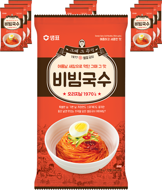 샘표 비빔국수, 135g, 10개