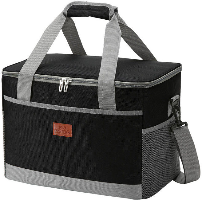 랑고 위트 보온보냉가방 25L, 블랙, 1개