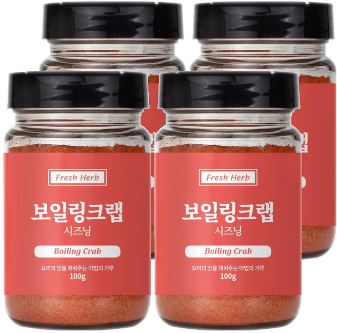 신선약초 보일링크랩 시즈닝, 100g, 4개