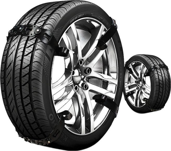 지엠지모터스 킹 스파이크 벨트 스노우체인 세트, 8개