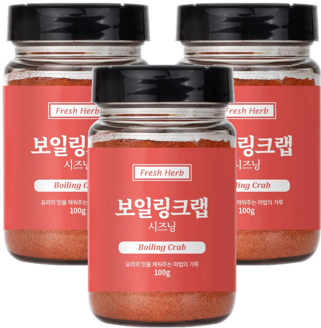 신선약초 보일링크랩 시즈닝, 100g, 3개