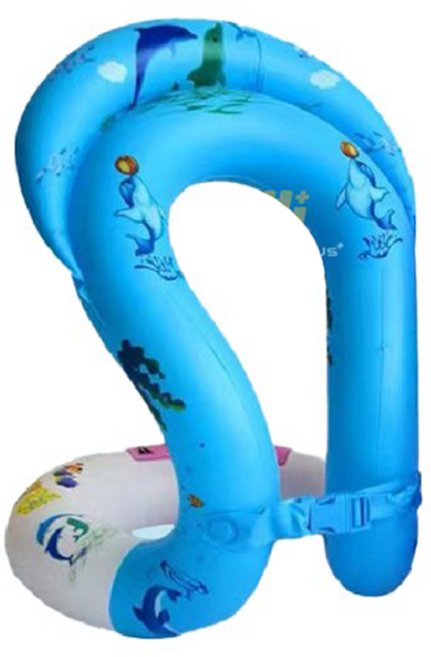 s-sportplus 背心泳圈 110~140cm, 藍色, 1件