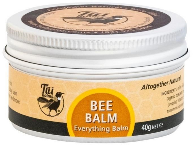 Tui Balms 紐西蘭蜜蜂精油蜂蠟膏 天然預防 滋潤防護 日常調理 蜂膠修復 40g, 1罐