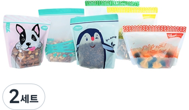 웰로스 주방용 스마트백 20p 세트, 2세트