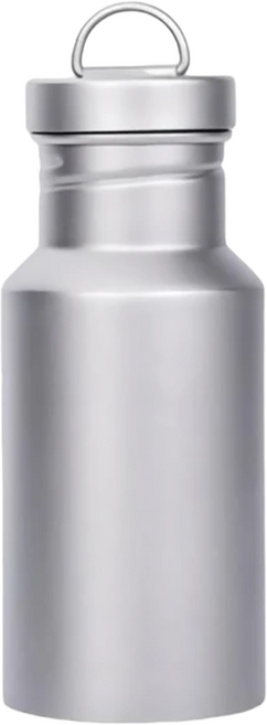 TEMPEST 純鈦運動水瓶, 鈦本色, 500ml, 1個