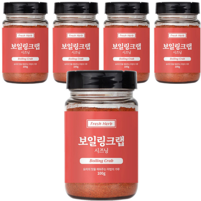 신선약초 보일링크랩 시즈닝, 100g, 5개