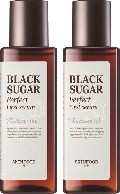 스킨푸드 블랙슈가 퍼펙트 첫세럼 더 에센셜, 150ml, 2개