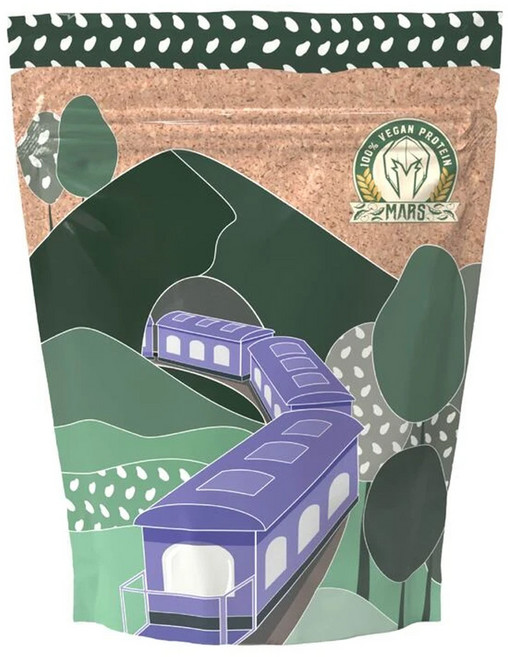 MARS 戰神 VEGAN 豌豆蛋白 芝麻風味, 1kg, 1個