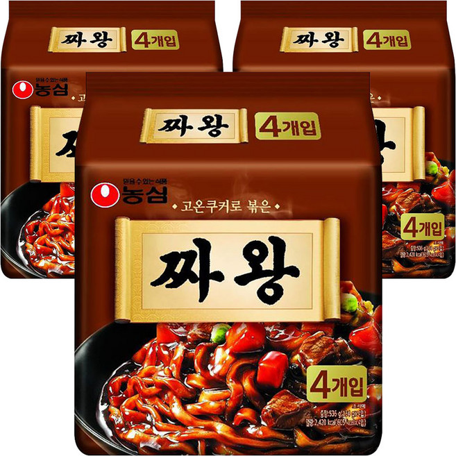 농심 짜왕 134g, 12개