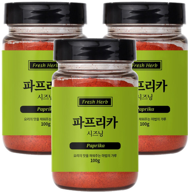 신선약초 파프리카 시즈닝, 100g, 3개