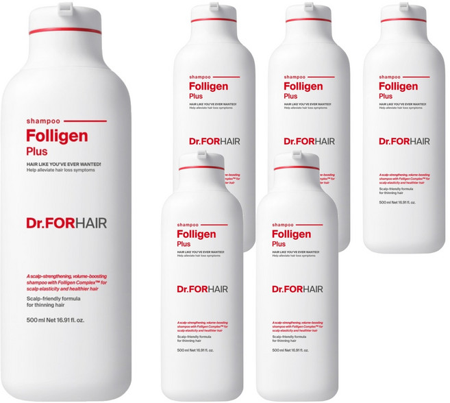닥터포헤어 폴리젠 플러스 샴푸, 500ml, 6개
