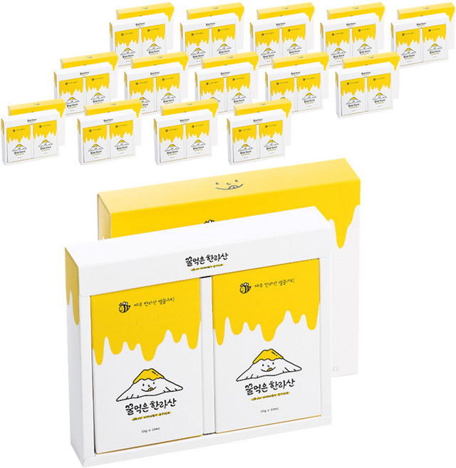 꿀먹은한라산 벌꿀 스틱, 200g, 15개