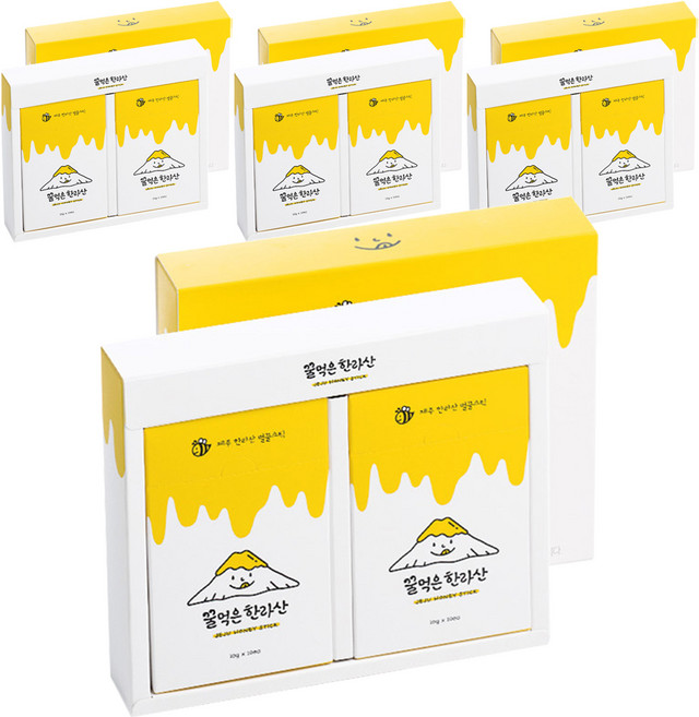 꿀먹은한라산 벌꿀 스틱, 200g, 4개