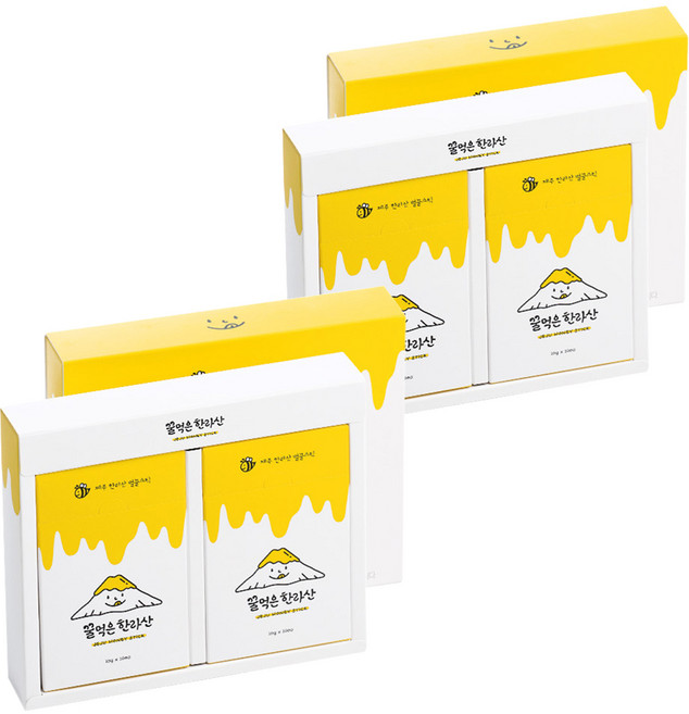 꿀먹은한라산 벌꿀 스틱, 200g, 2개