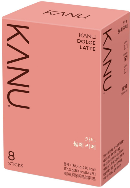 카누 돌체라떼, 17.3g, 8개입, 1개