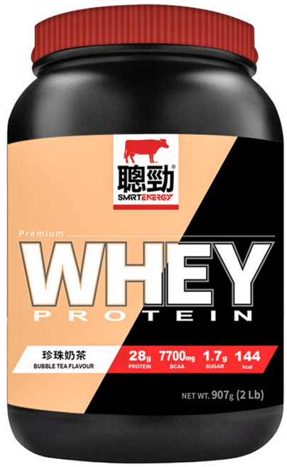 RED COW 紅牛 聰勁即溶乳清蛋白 珍珠奶茶風味, 907g, 1罐