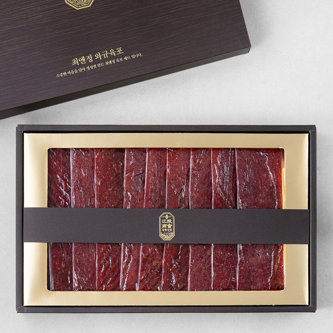 강릉상회 최앤정 와규육포 10p + 쇼핑백, 700g, 1개