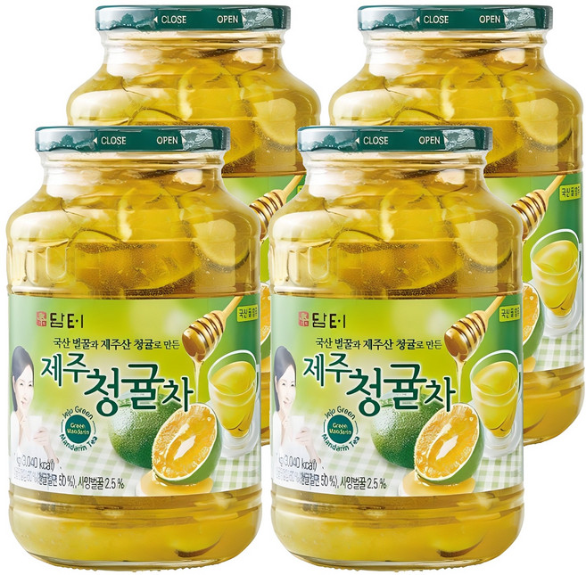담터 제주 청귤차, 1kg, 1개입, 4개