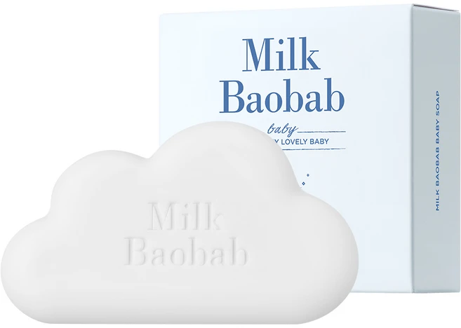 밀크바오밥 유아용 비누, 90g, 1개 - 쿠팡
