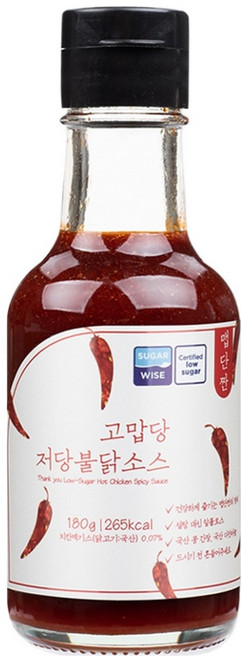 고맙당 저당 불닭 소스, 180g, 1개