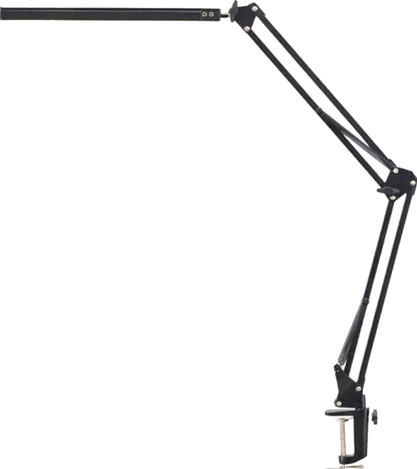 LED長臂護眼檯燈夾座款, 黑色