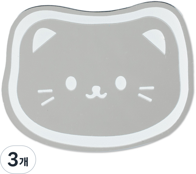 구스페리 동물 미러 스마트톡, 09 하양야옹이, 3개