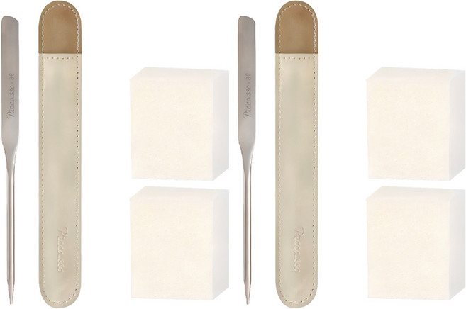 피카소 함경식 프리미엄 메이크업 스파츌라 기획세트, 혼합색상, 2개