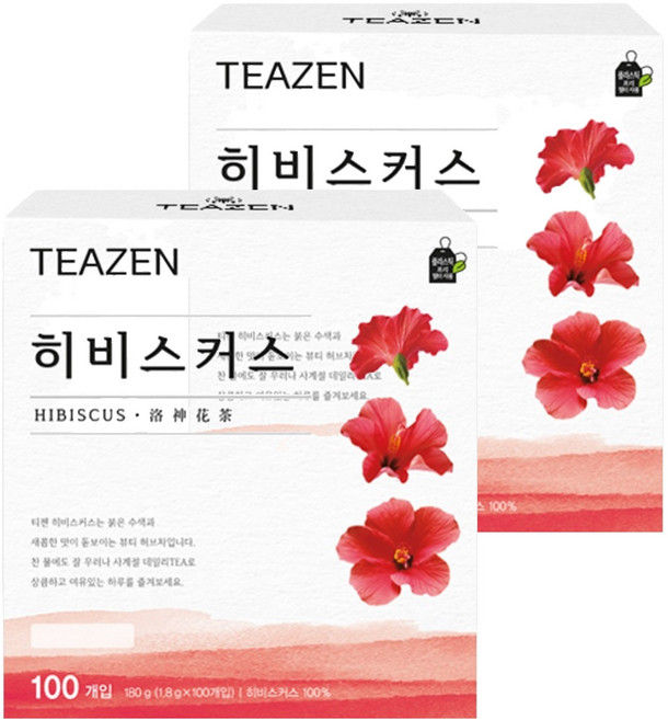 티젠 히비스커스 차, 1.8g, 100개입, 2개