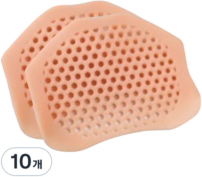 솔미온 부드러운 실리콘 발바닥 앞꿈치 쿠션 패드 스킨 2p, 10개