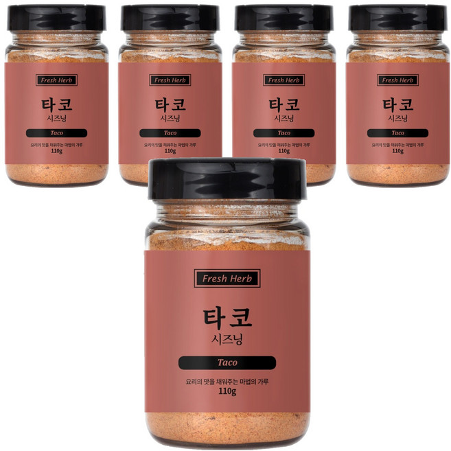신선약초 타코 시즈닝, 110g, 5개