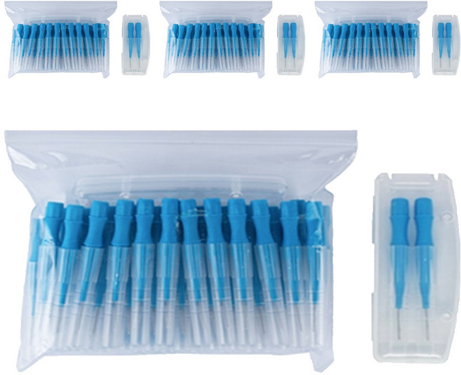 다덴 메디메이트 i형 치간칫솔 S + 휴대용 케이스 2p, 1mm, 100개입, 2세트