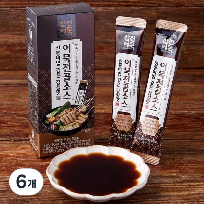 삼진어묵 주부천하 쯔유 비법 어묵전골소스 6개입, 90ml, 6개