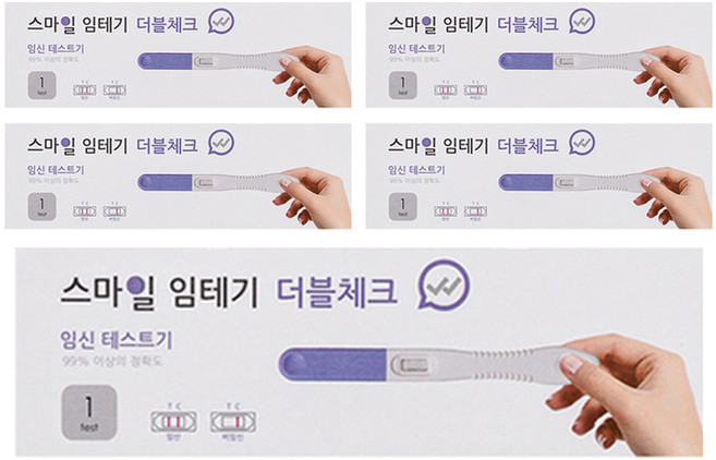 스마일랩 더블체크 임신테스트기, 1개입, 5개