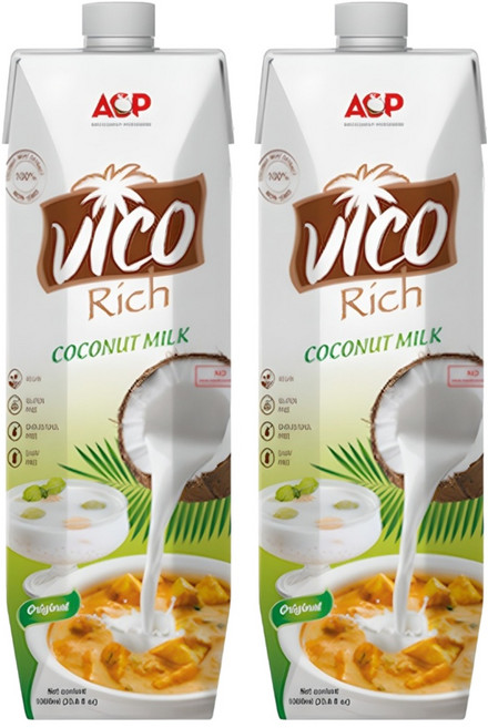 허니트리 리치 코코넛 밀크, 2개, 1L