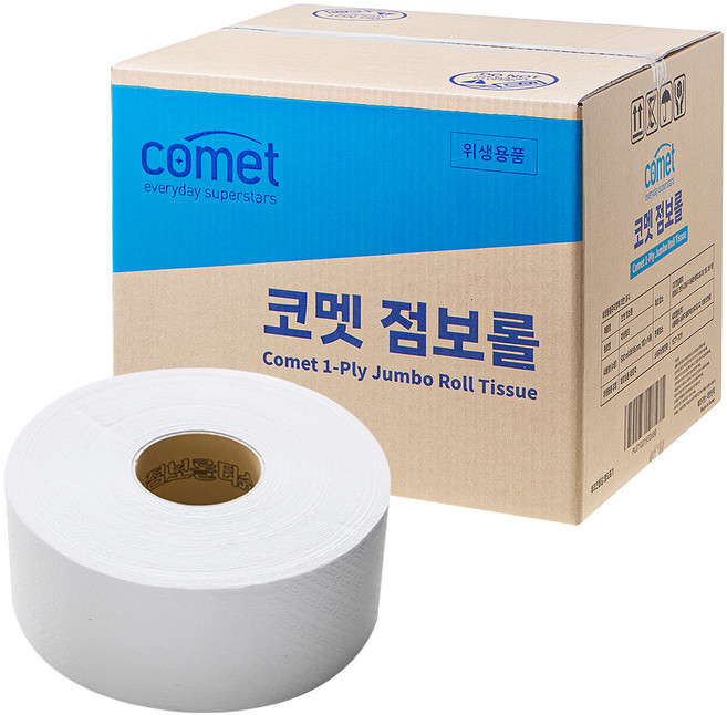 코멧 1겹 점보롤 500m, 1개, 16롤
