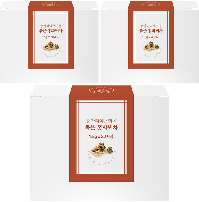 증안리약초마을협동조합 토종 홍화씨차, 1.5g, 20개입, 3개