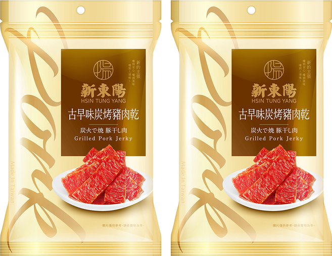 新東陽 古早味炭烤豬肉乾, 100g, 2包